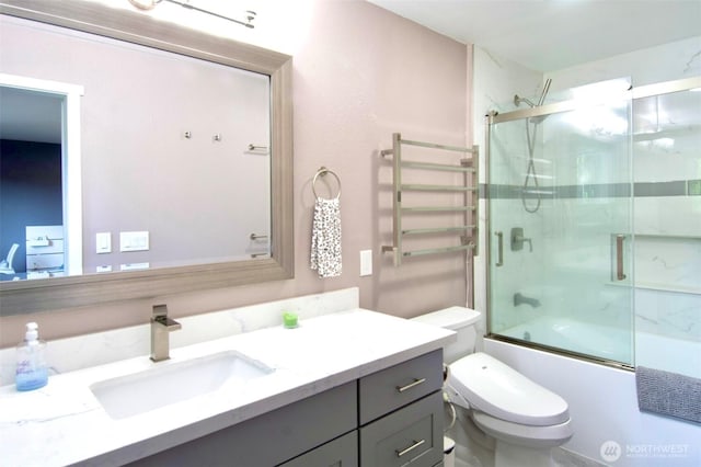 6601 27th Ln SE, Lacey, WA 98503 - full bathroom with vanity and enclosed tub / shower combo