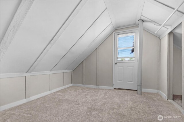 1925 Lombard Unit A, Everett, WA 98201 - additional living space with vaulted ceiling and carpet