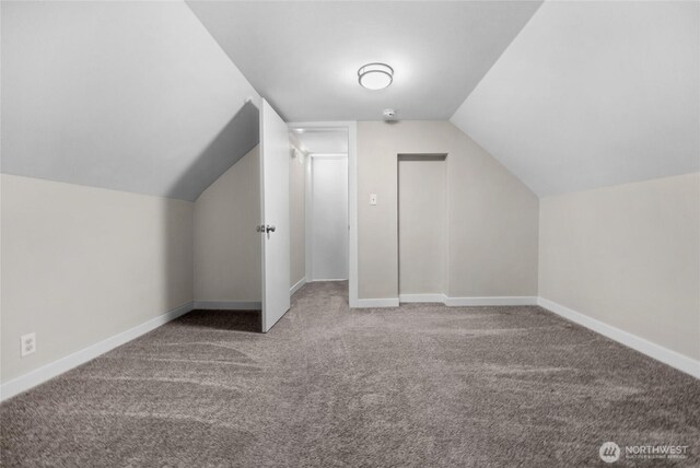 1925 Lombard Unit A, Everett, WA 98201 - additional living space with vaulted ceiling and carpet