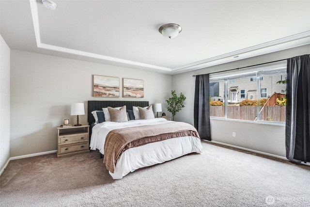 2726 Kacie Ct NE, Lacey, WA 98516 - bedroom featuring carpet floors and a tray ceiling