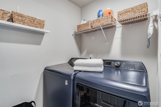2726 Kacie Ct NE, Lacey, WA 98516 - laundry area with washing machine and clothes dryer