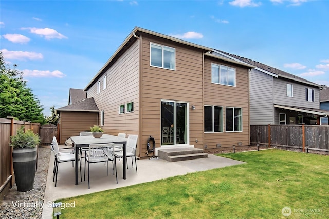 2726 Kacie Ct NE, Lacey, WA 98516 - back of house featuring a patio area and a fenced backyard