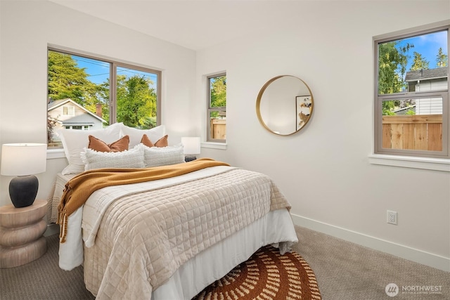 9047 Dibble Ave NW, Seattle, WA 98117 - carpeted bedroom with baseboards