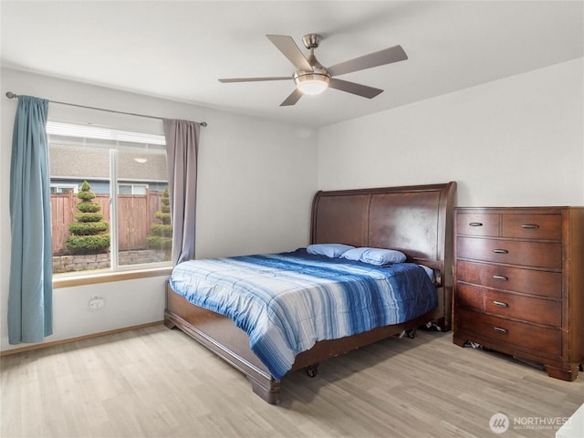 5415 Komachin Loop SE, Lacey, WA 98513 - bedroom featuring light wood-style floors and ceiling fan