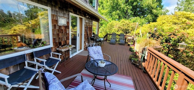 2904 271st St, Ocean Park, WA 98640 - view of wooden terrace