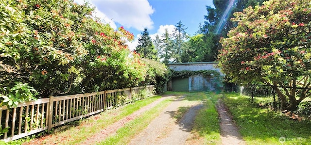 2904 271st St, Ocean Park, WA 98640 - view of yard with driveway