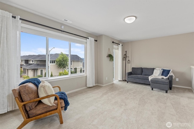 13506 196th Ave SE, Monroe, WA 98272 - living area featuring carpet and a residential view