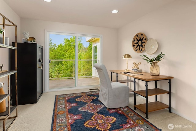 5310 143rd Ave SE, Bellevue, WA 98006 - office with carpet floors and recessed lighting