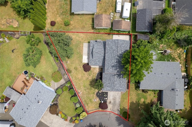 4036 Debbie Ct SE, Olympia, WA 98501 - view of property location featuring property boundaries highlighted