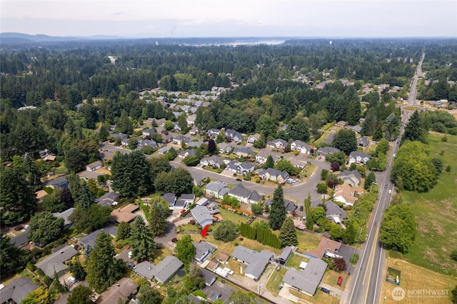 4036 Debbie Ct SE, Olympia, WA 98501 - aerial view of property's location with nearby suburban area