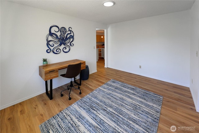 4036 Debbie Ct SE, Olympia, WA 98501 - home office with wood finished floors and baseboards