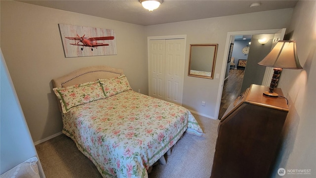 1225 98th Ln SE, Olympia, WA 98501 - carpeted bedroom with a closet and baseboards