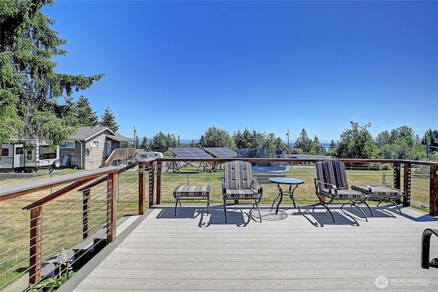 1985 Elhardt St, Camano Island, WA 98282 - view of wooden terrace