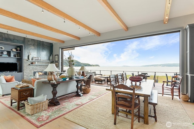 181 Utsalady Rd, Camano Island, WA 98282 - view of patio with a water view