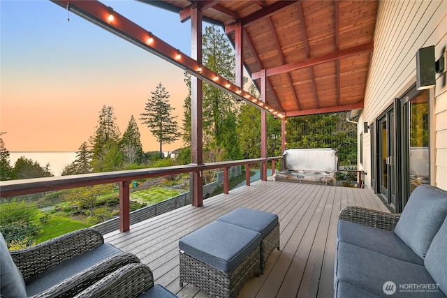 229 Chuckanut Point Rd, Bellingham, WA 98229 - view of deck