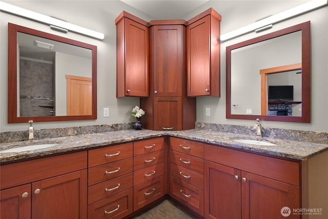 229 Chuckanut Point Rd, Bellingham, WA 98229 - bathroom featuring double vanity
