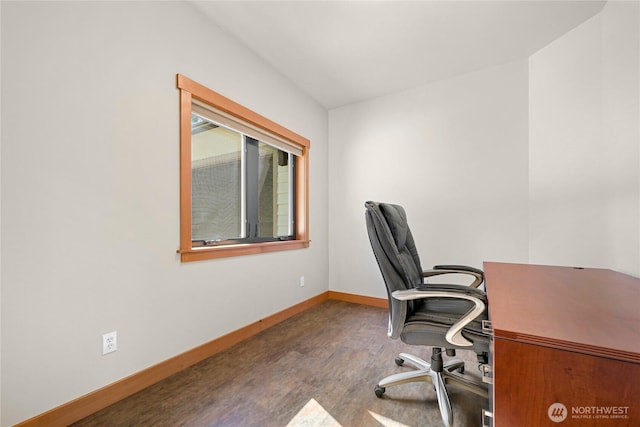 229 Chuckanut Point Rd, Bellingham, WA 98229 - office area with wood finished floors and baseboards