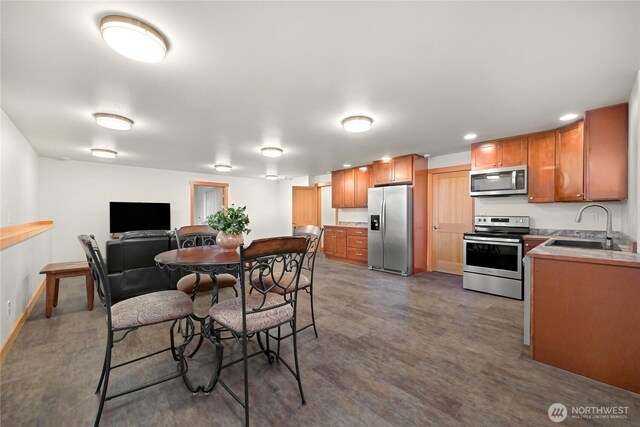 229 Chuckanut Point Rd, Bellingham, WA 98229 - dining space featuring wood finished floors and recessed lighting