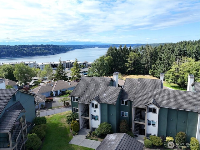 3008 N Narrows Dr Unit C301, Tacoma, WA 98407 - aerial perspective of suburban area with a large body of water