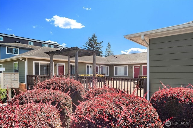 9013 16th Ave SW Unit 11, Seattle, WA 98106 - back of property featuring a pergola