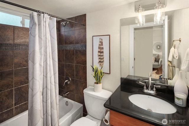 9013 16th Ave SW Unit 11, Seattle, WA 98106 - bathroom featuring shower / bath combo with shower curtain and vanity