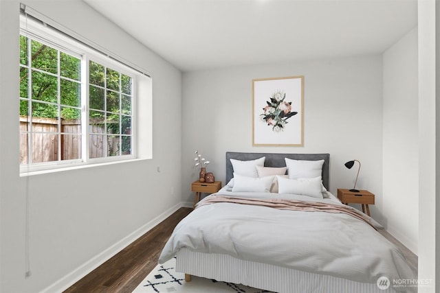 8629 240th St SW Unit B4, Edmonds, WA 98026 - bedroom featuring dark wood-style floors and baseboards