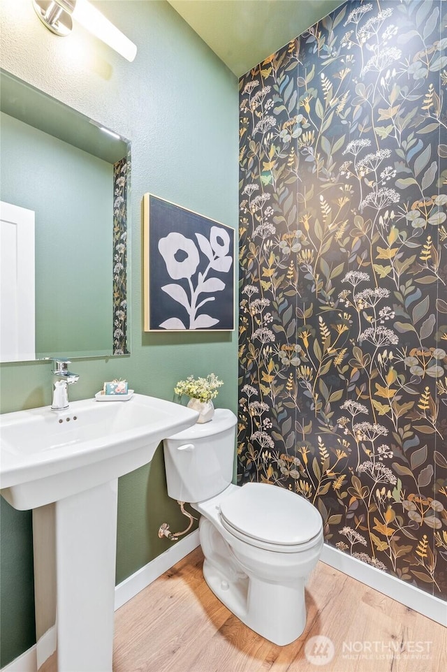 1322 194th St SE Unit H4, Bothell, WA 98012 - bathroom with wood finished floors and toilet