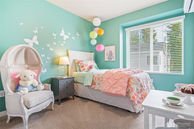 1322 194th St SE Unit H4, Bothell, WA 98012 - carpeted bedroom with a wall unit AC