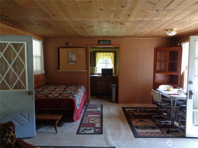 270 W Fork Rd, Conconully, WA 98819 - bedroom featuring wood ceiling