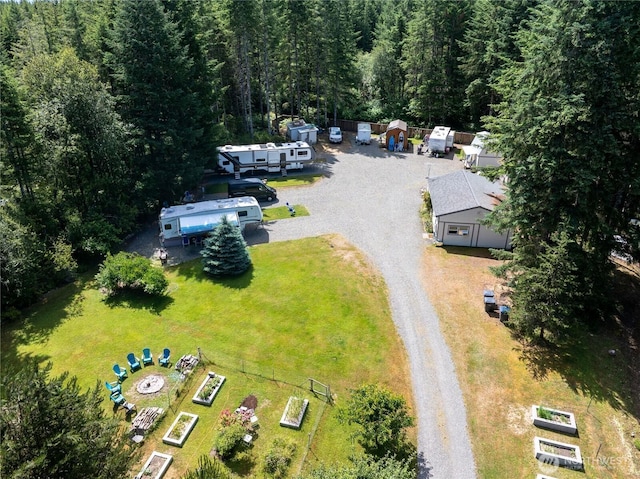 30 E Richardson Rd, Belfair, WA 98528 - bird's eye view of a heavily wooded area