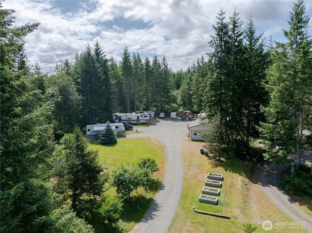 30 E Richardson Rd, Belfair, WA 98528 - bird's eye view of a forest