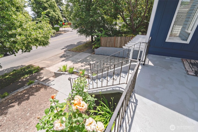 5253 35th Ave SW, Seattle, WA 98126 - view of patio featuring stairs