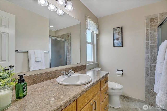 1728 N James St, Tacoma, WA 98406 - full bath with a shower stall and vanity