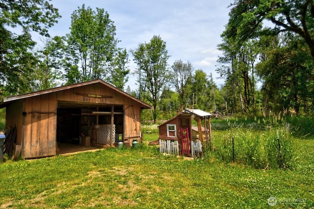 13273 W Cloquallum Rd, Elma, WA 98541 - view of pole building