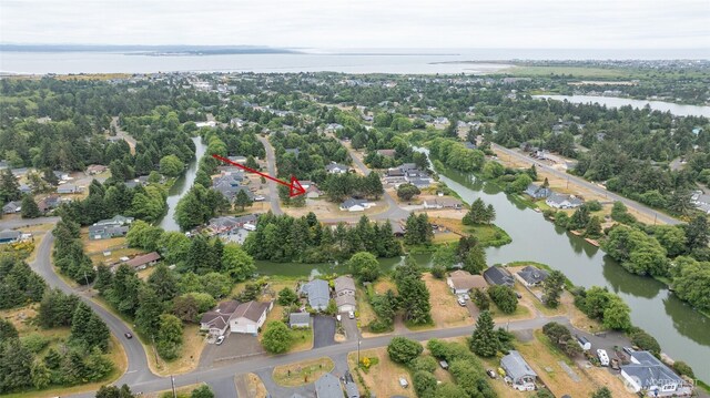 755 Island Cir SE, Ocean Shores, WA 98569 - view of property location with a large body of water