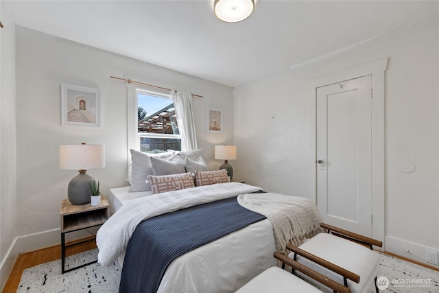 4335 Fawcett Ave, Tacoma, WA 98418 - bedroom featuring wood finished floors and baseboards