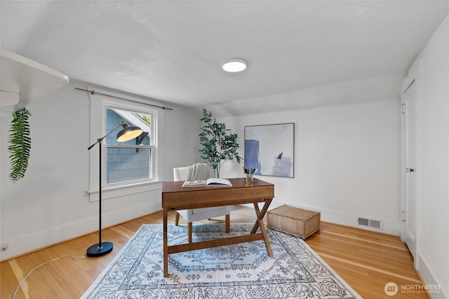 4335 Fawcett Ave, Tacoma, WA 98418 - home office featuring wood finished floors and lofted ceiling