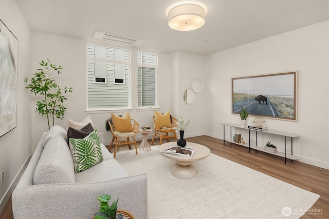 1615 N 50th St Unit A, Seattle, WA 98103 - living area with wood finished floors and baseboards