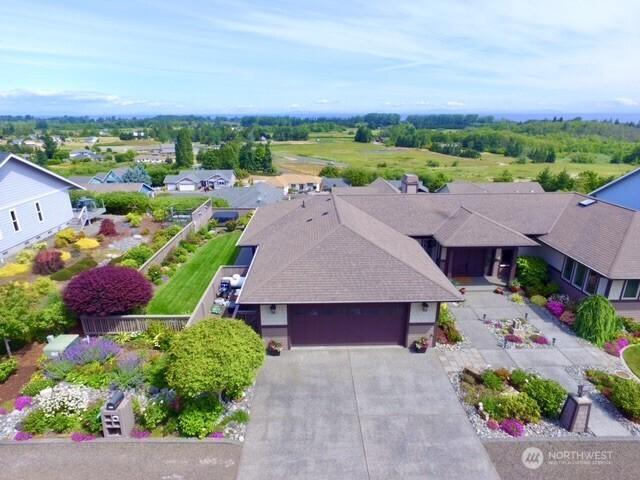 771 Brigadoon Blvd, Sequim, WA 98382 - view from above of property