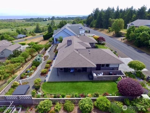 771 Brigadoon Blvd, Sequim, WA 98382 - aerial view of property and surrounding area