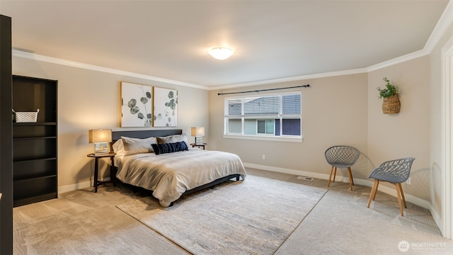 23000 SE Sycamore St, Black Diamond, WA 98010 - bedroom with light colored carpet and crown molding