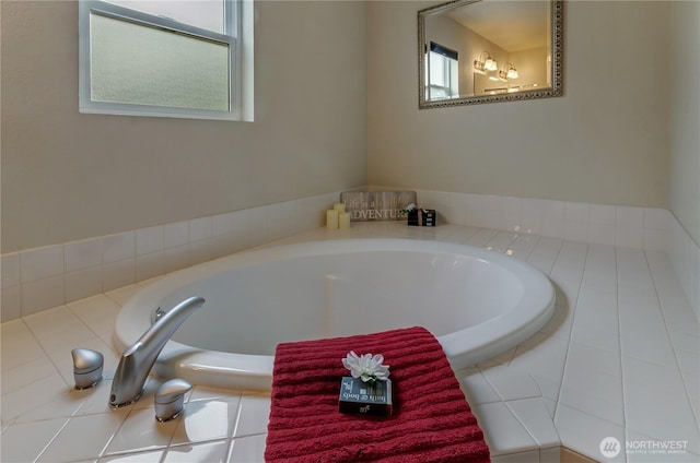 4101 Alabaster St SE, Lacey, WA 98503 - full bathroom with plenty of natural light and a garden tub