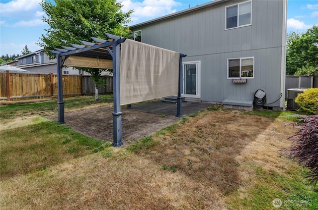 4101 Alabaster St SE, Lacey, WA 98503 - rear view of property featuring a pergola and a patio area