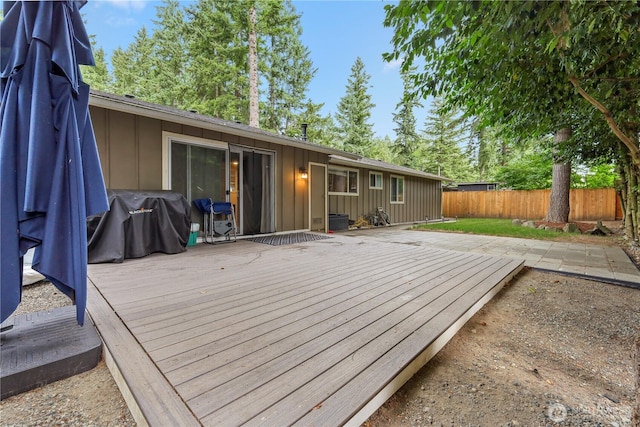 19031 SE 266th St, Covington, WA 98042 - wooden deck featuring grilling area