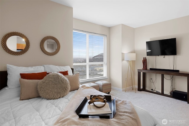 668 S Lane St Unit 603, Seattle, WA 98104 - bedroom with baseboards and carpet flooring