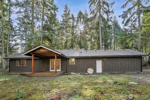 11211 Juniper Pl, Anderson Island, WA 98303 - back of property with french doors