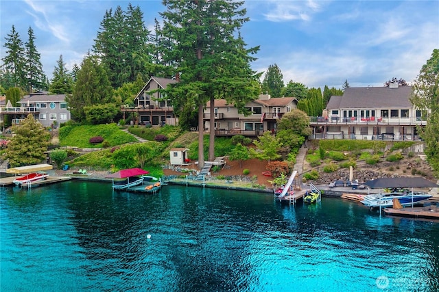 2505 211th Ave E, Lake Tapps, WA 98391 - water view with a boat dock