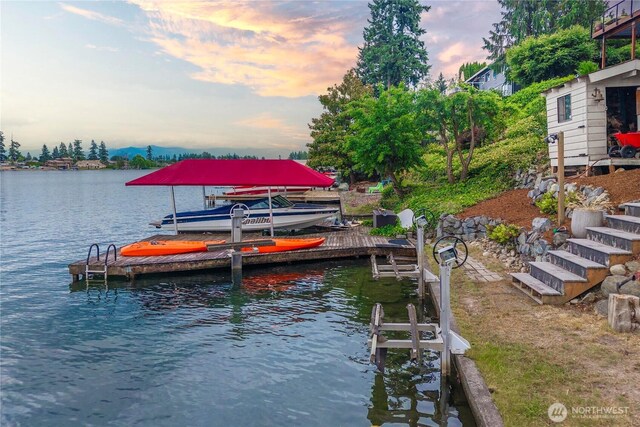 2505 211th Ave E, Lake Tapps, WA 98391 - dock area with a water view