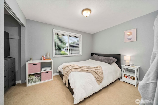 2505 211th Ave E, Lake Tapps, WA 98391 - bedroom with light carpet and baseboards