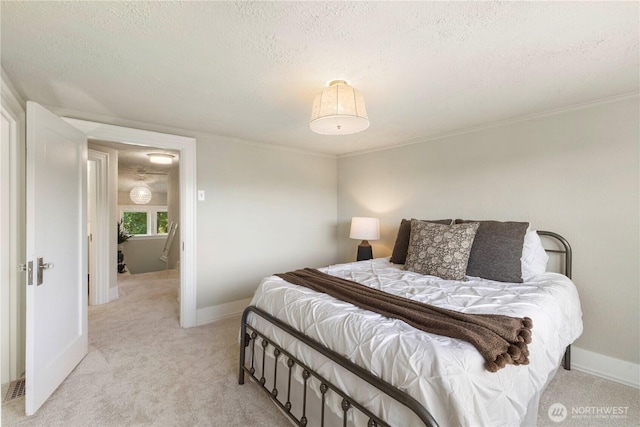 1206 S 14th St, Tacoma, WA 98405 - bedroom with a textured ceiling and light carpet